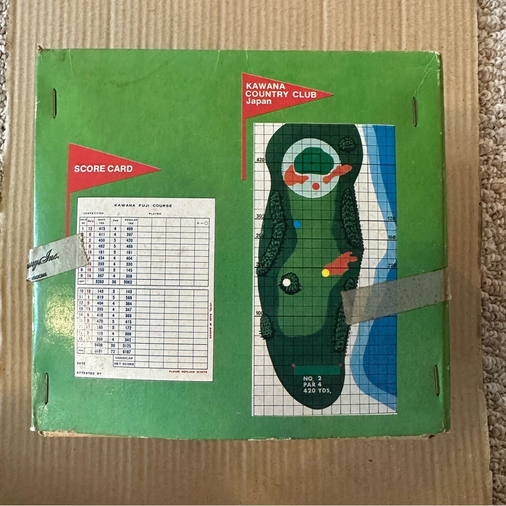 *Rare* Vintage 1972 Golf-O-Matic Strategy Golf Board … - Gem